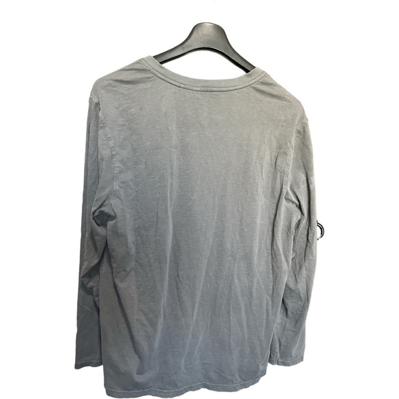 Toad & Co. Grey Long Sleeve Three Button Henley Organic Cotton Shirt XXL - Picture 6 of 7
